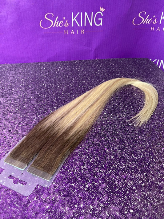 Custom Color Tape-In Hair Extensions